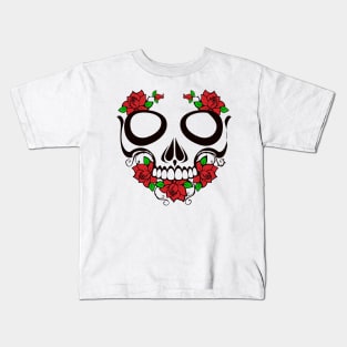 Rose Skull Kids T-Shirt